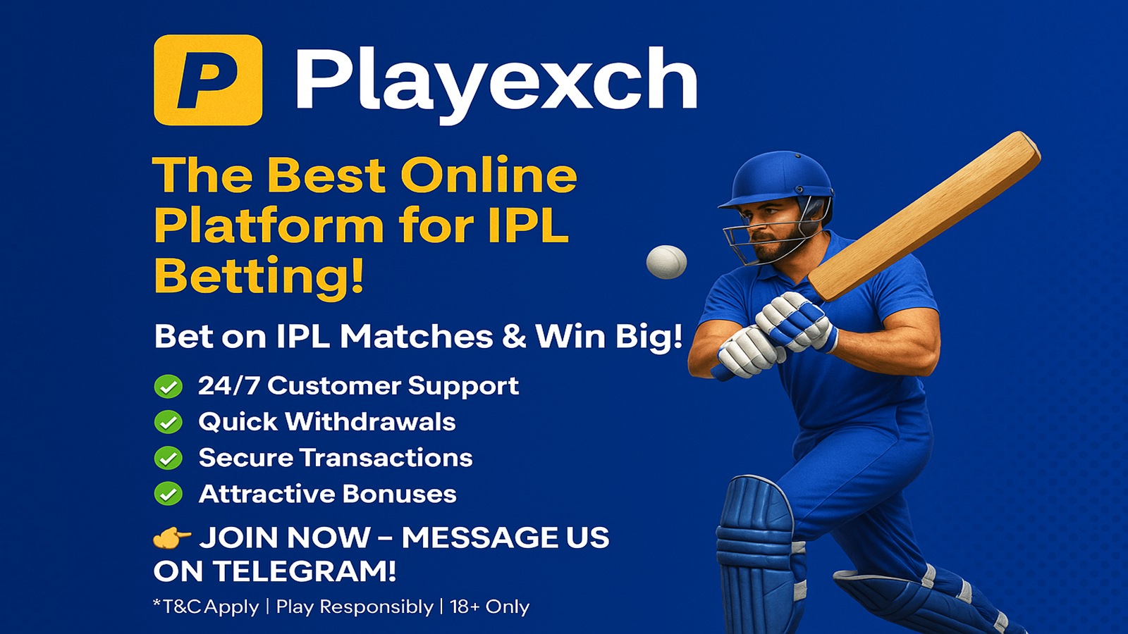 Playexch the best online pletform for IPL  Betting